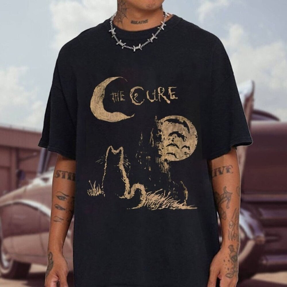 The Cure Classic Music Band Graphic Retro Print Fan Gift Streetwear Art T-Shirt